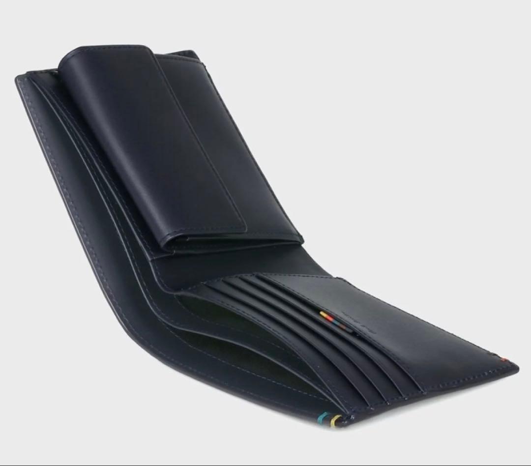 ポースルミス 2つ折り財布 ブラック　新品未使用 553410P854