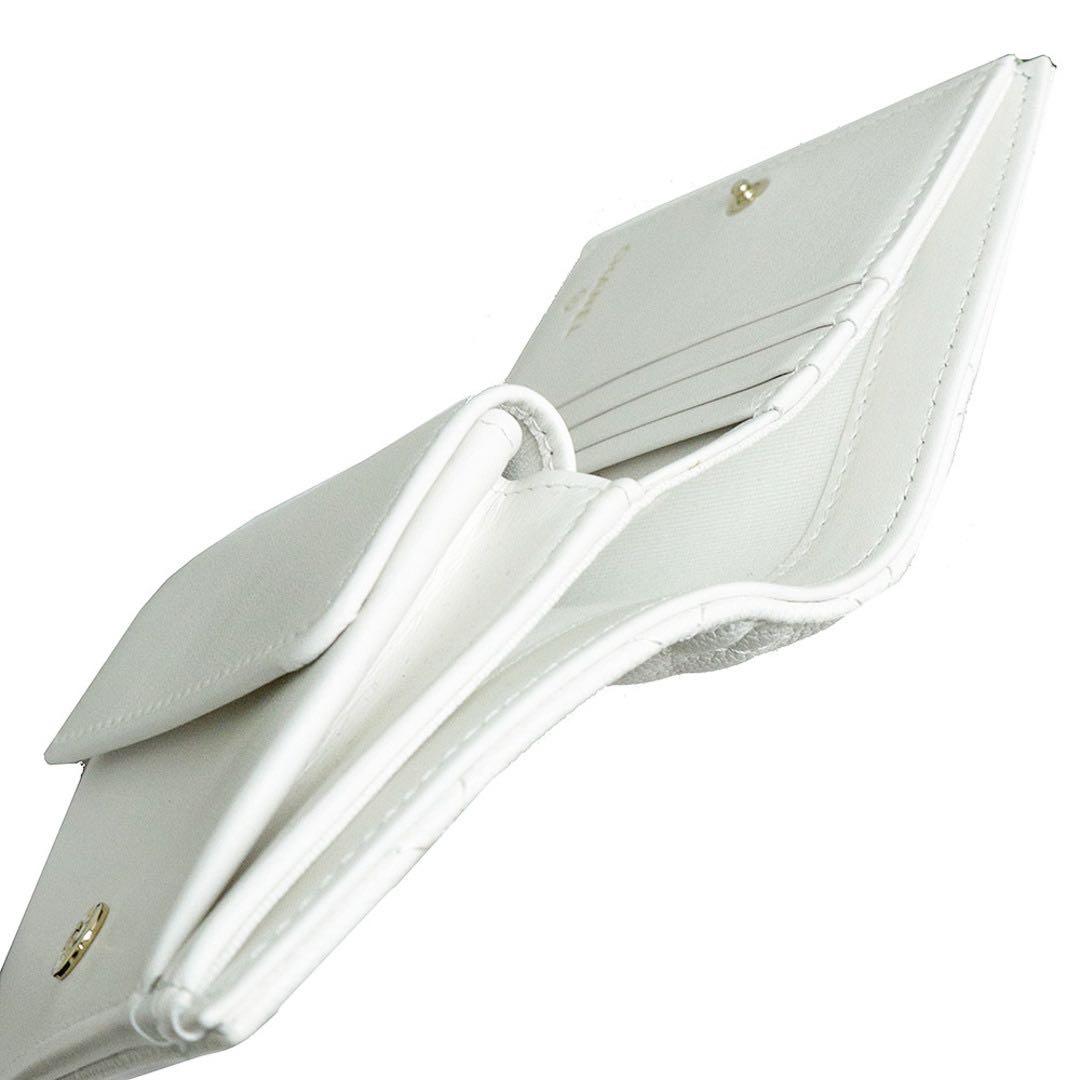 CHANELマトラッセココマーククラシックスモールウォレット二つ折り財布