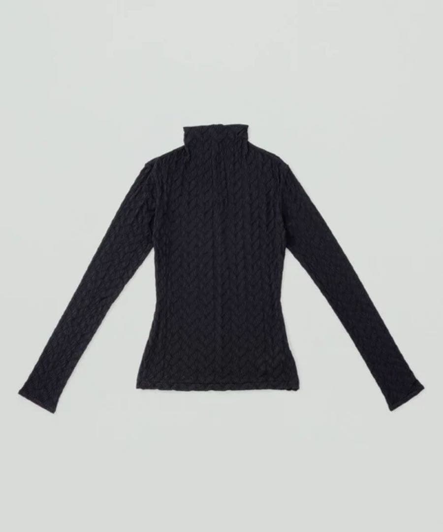 【FETICO × ё BIOTOP】JQJERSEYMOCK NECK TOP