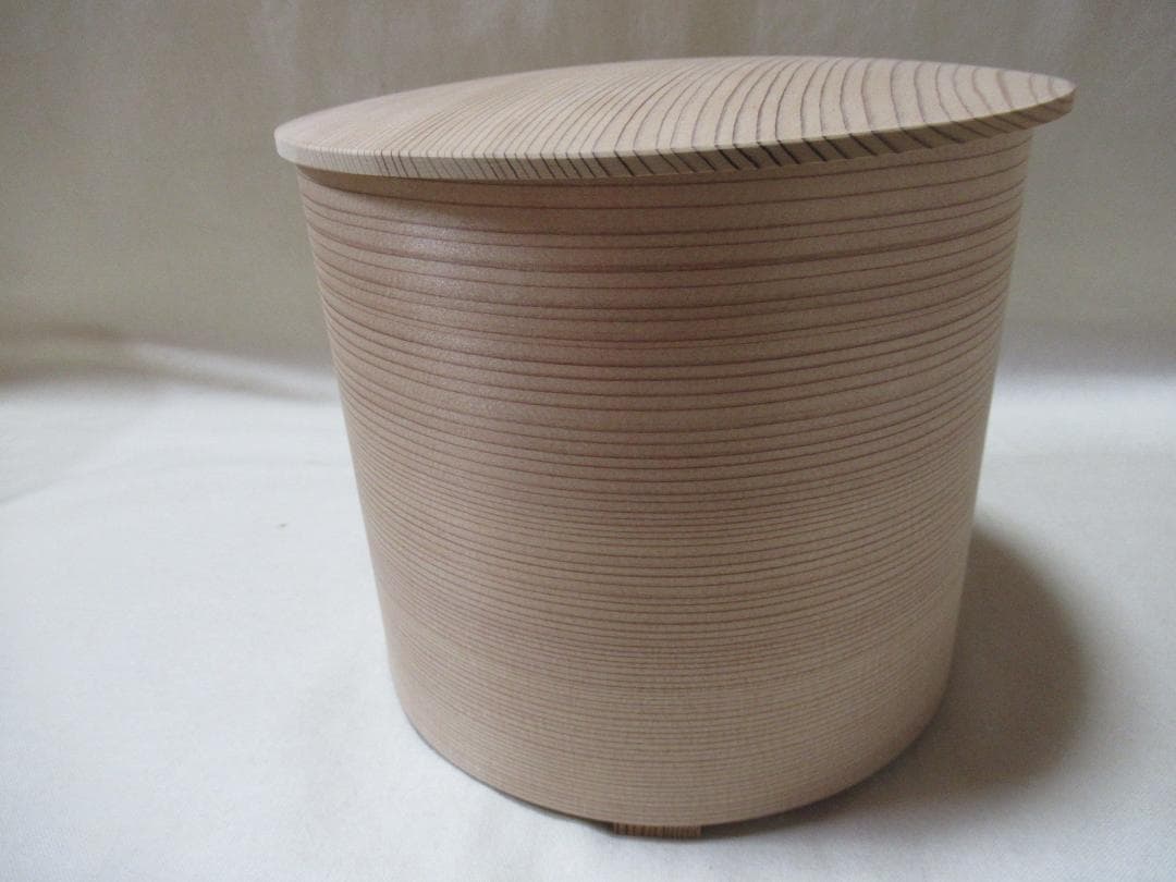 つ様注文品　茶道具　曲木水指　新品同様　紙箱入