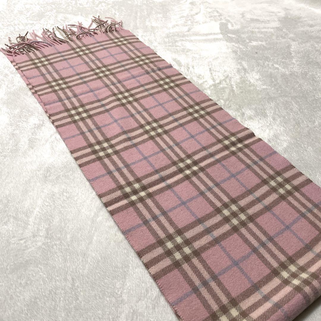 美品⭐︎ BURBERRY LONDON カシミヤ100％　超大判　マフラー