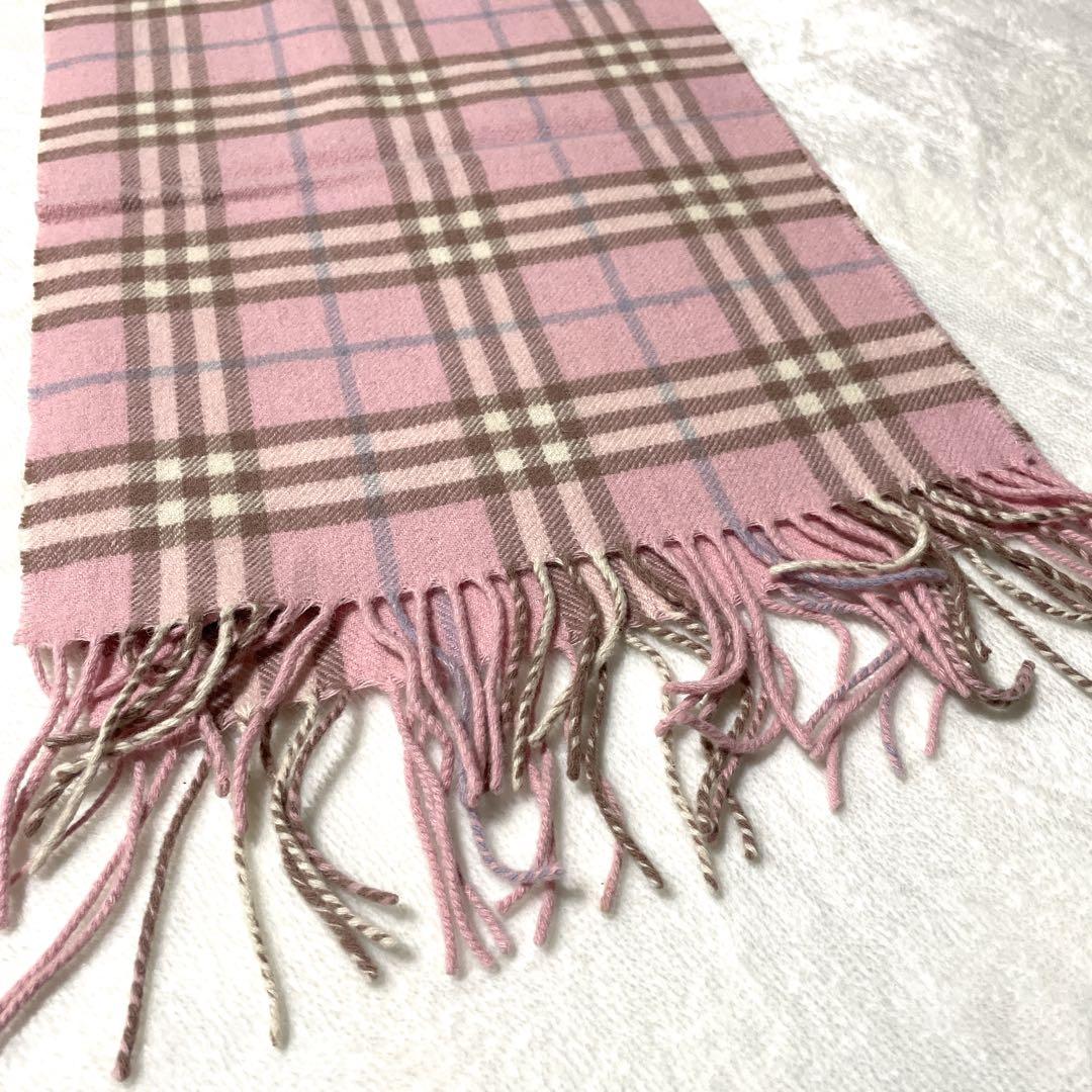美品⭐︎ BURBERRY LONDON カシミヤ100％　超大判　マフラー