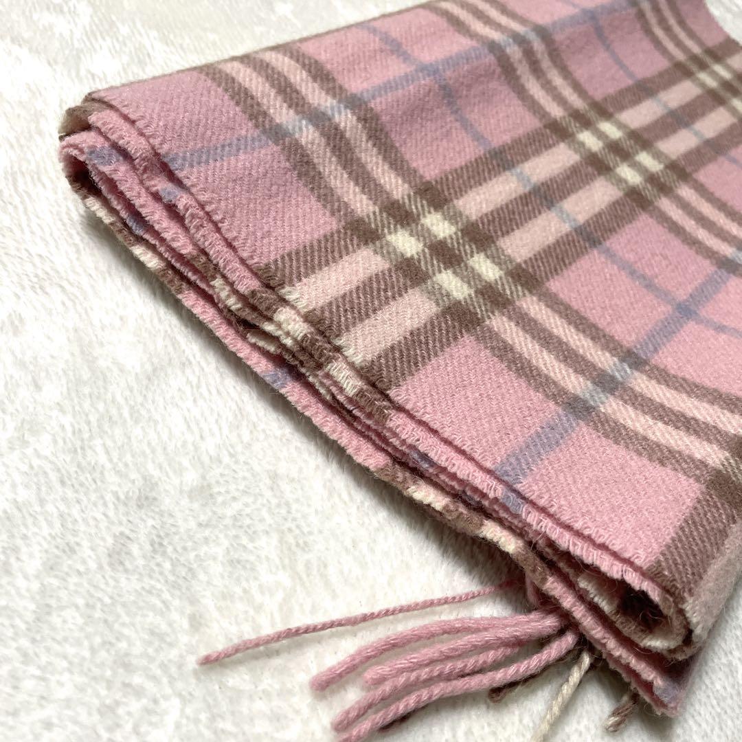 美品⭐︎ BURBERRY LONDON カシミヤ100％　超大判　マフラー