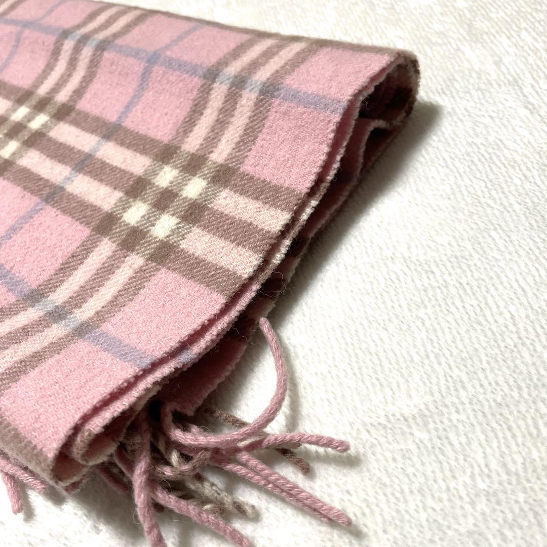 美品⭐︎ BURBERRY LONDON カシミヤ100％　超大判　マフラー