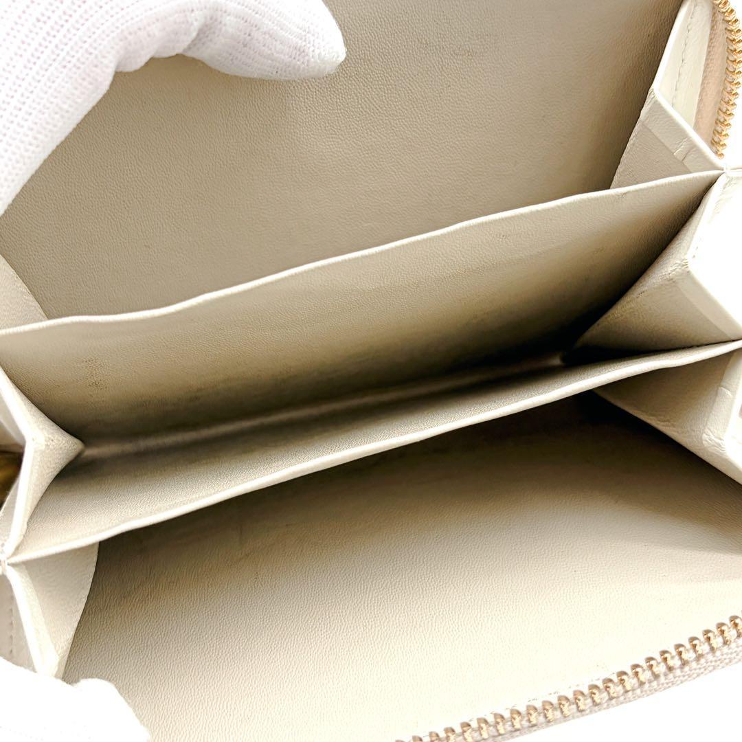 文庫屋大関 日本製 ロカイユ ベビーピンク ぐるっとファスナー ラウンドジップ