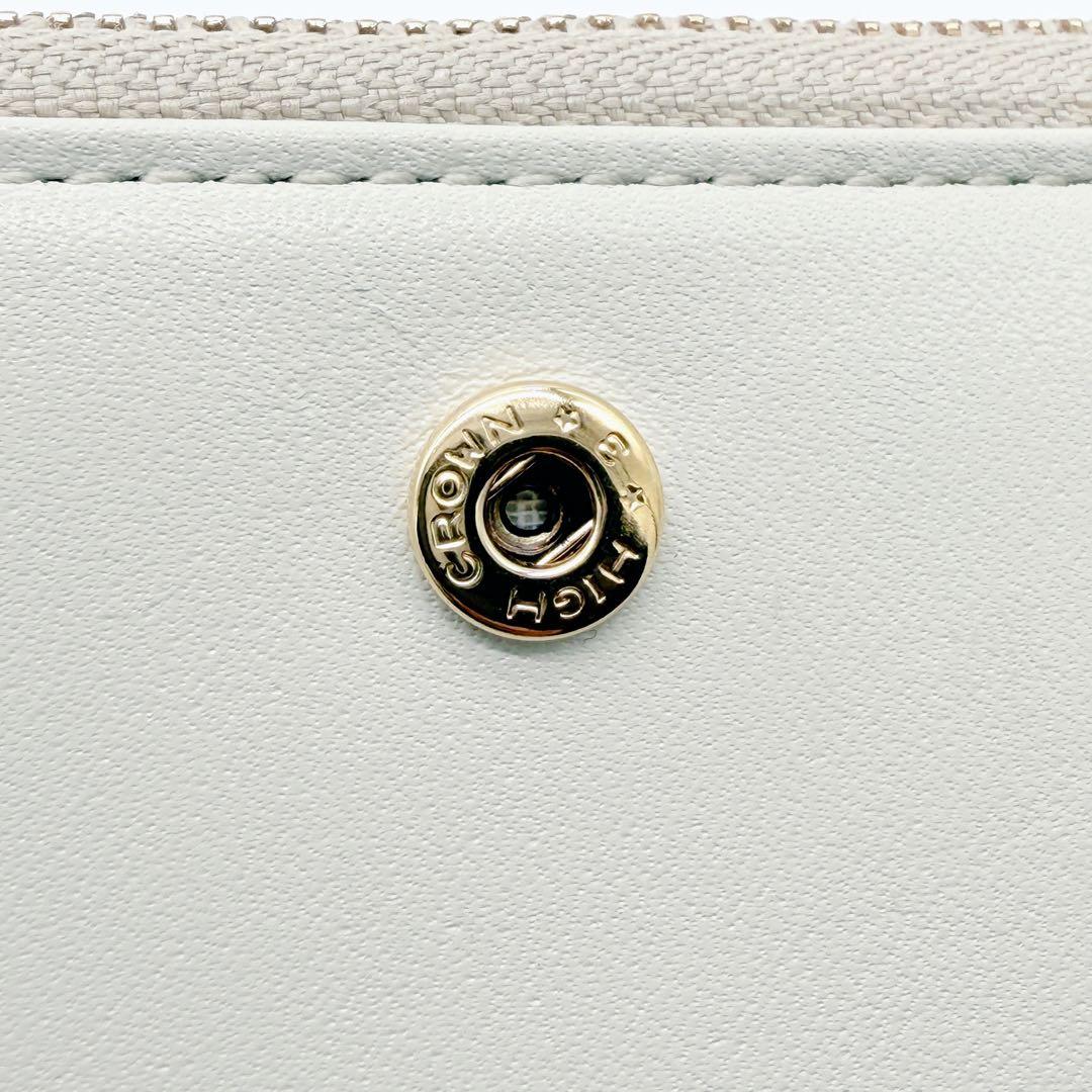 文庫屋大関 日本製 ロカイユ ベビーピンク ぐるっとファスナー ラウンドジップ