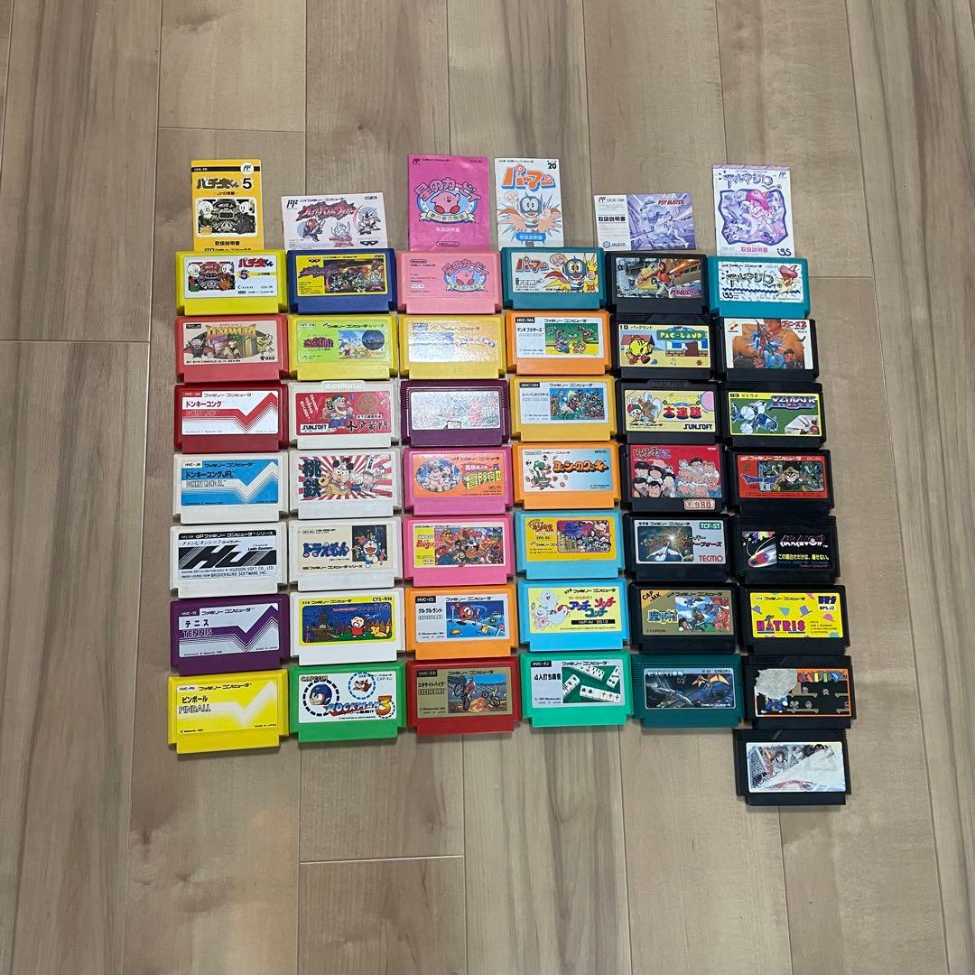 ファミリーコンピュータ ファミコン ソフト 43本セット まとめ売り