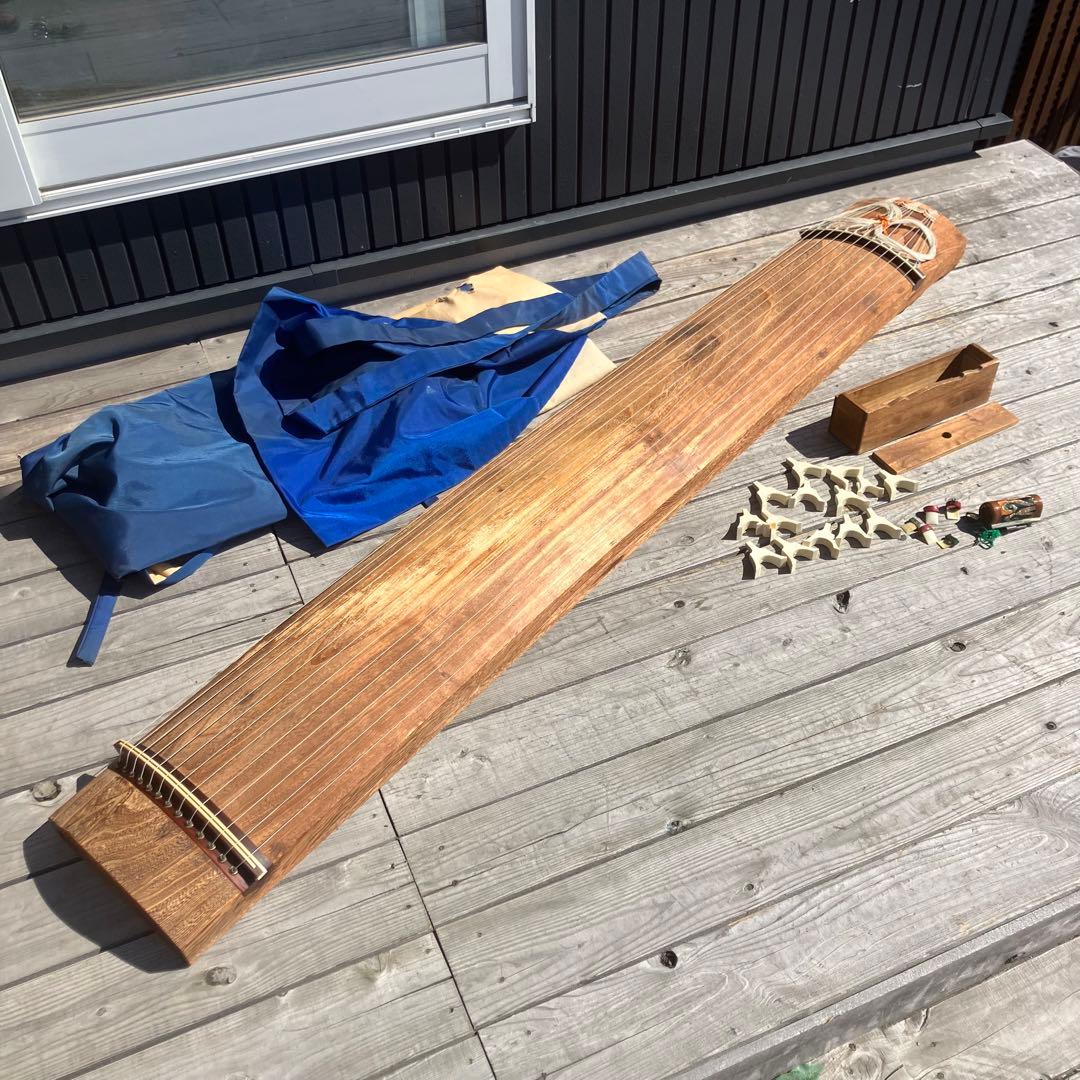 琴 和楽器 フルセット 練習 ビンテージ ヴィンテージ 昭和レトロ 古道具