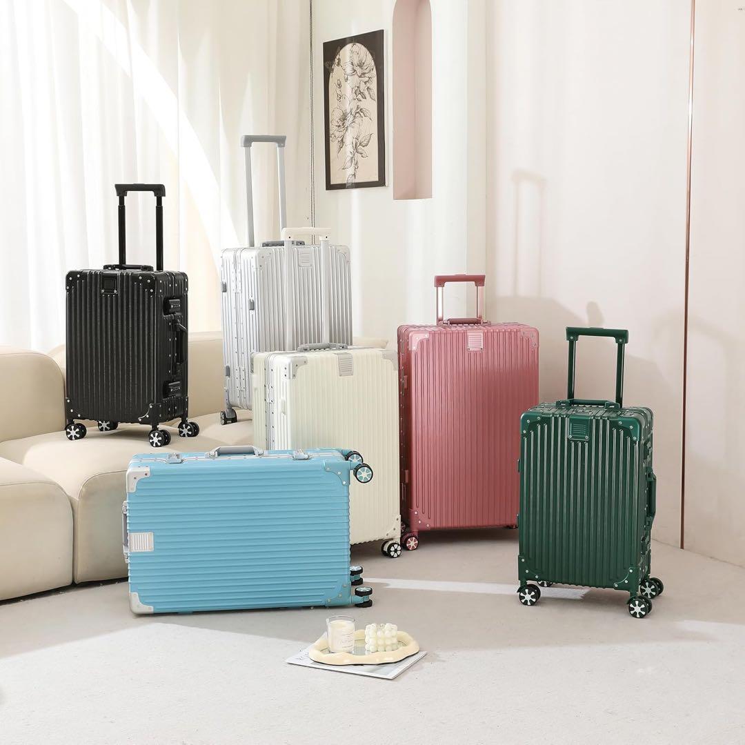 ☘️スーツケース 80L☘️アルミフレーム 大型トロリーケース 軽量 6泊7日