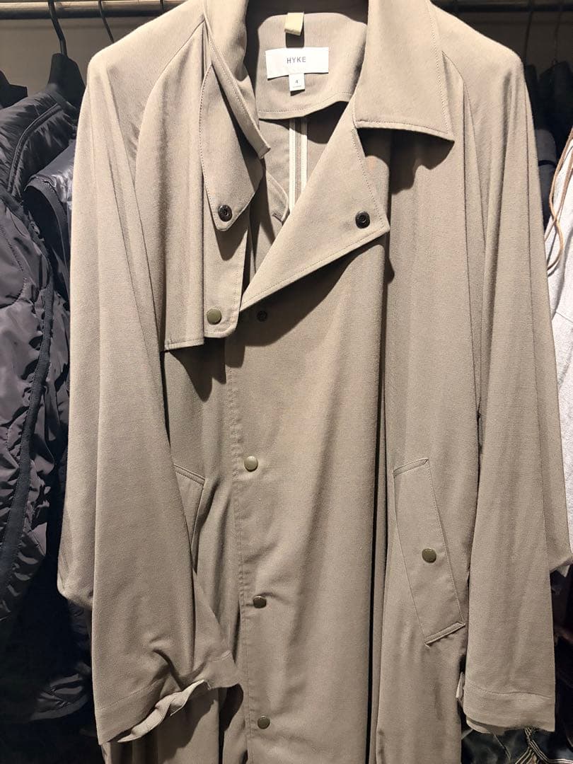 専用　HYKE 伊勢丹新宿限定　4 トレンチコート　オリーブ