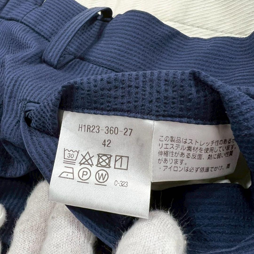 極美品✨マッキントッシュ トロッター セットアップ ネイビー シアサッカー L位