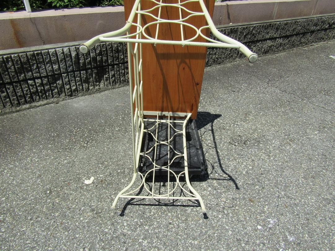 レトロ、アンティーク　アイアンテーブル　作業デスク