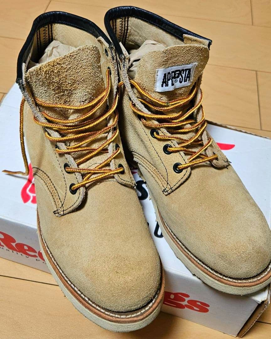 RED WING×APE 2979 9E スエードブーツ ベージュ