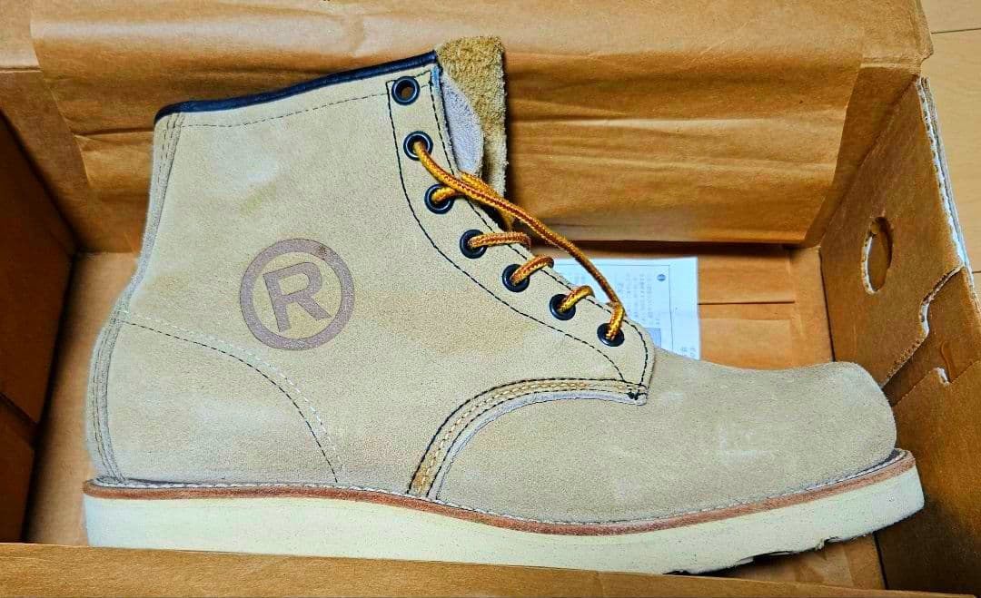 RED WING×APE 2979 9E スエードブーツ ベージュ