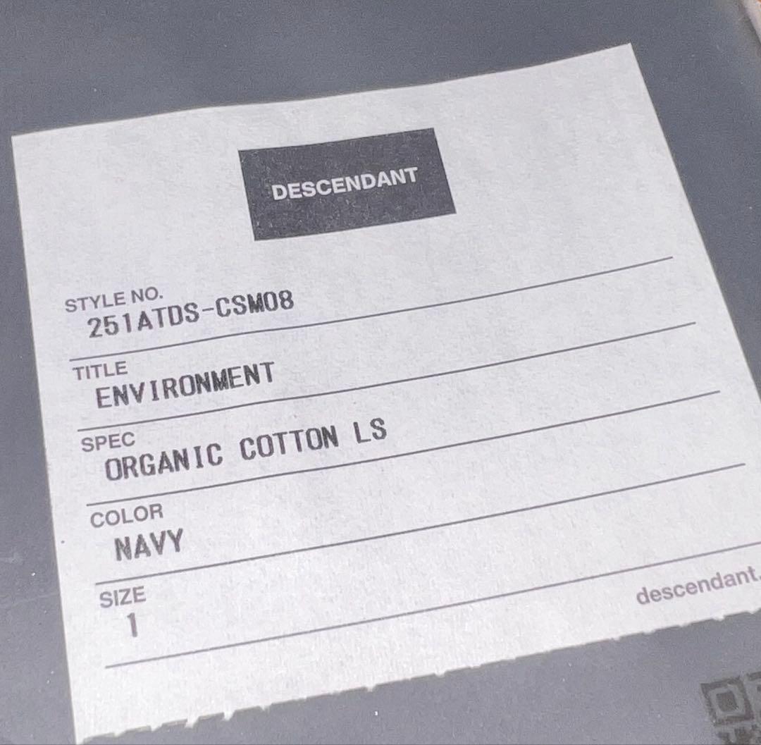 トップス DESCENDANT/ENVIRONMENT ORGANIC COTTON LS