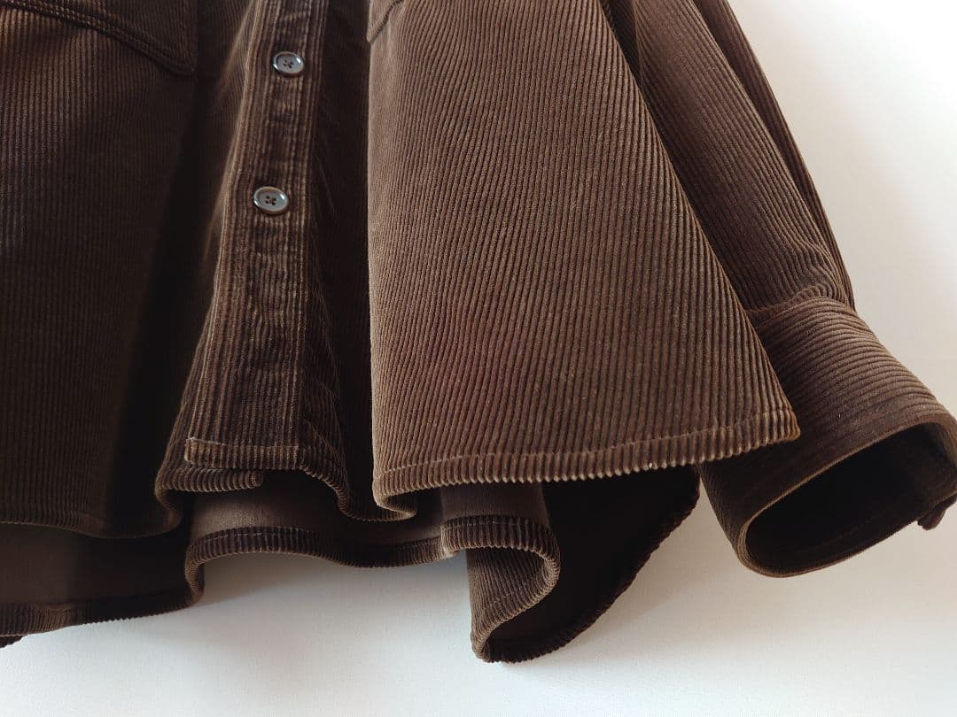 kaval カヴァル／shirt blouson (heavy corduroy