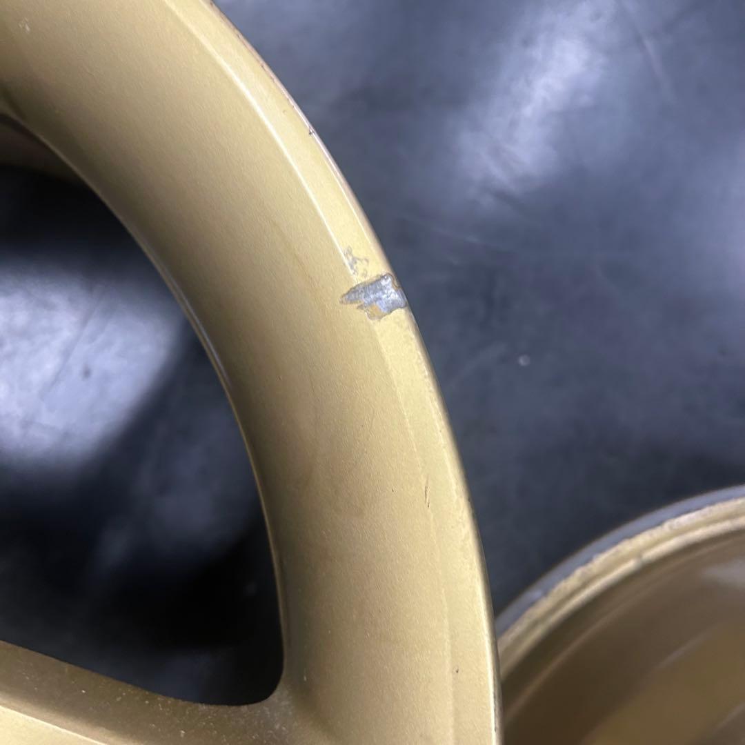 中古アルミ16X7.0スピードライン　ゴールド　インプレッサ、レガシー等