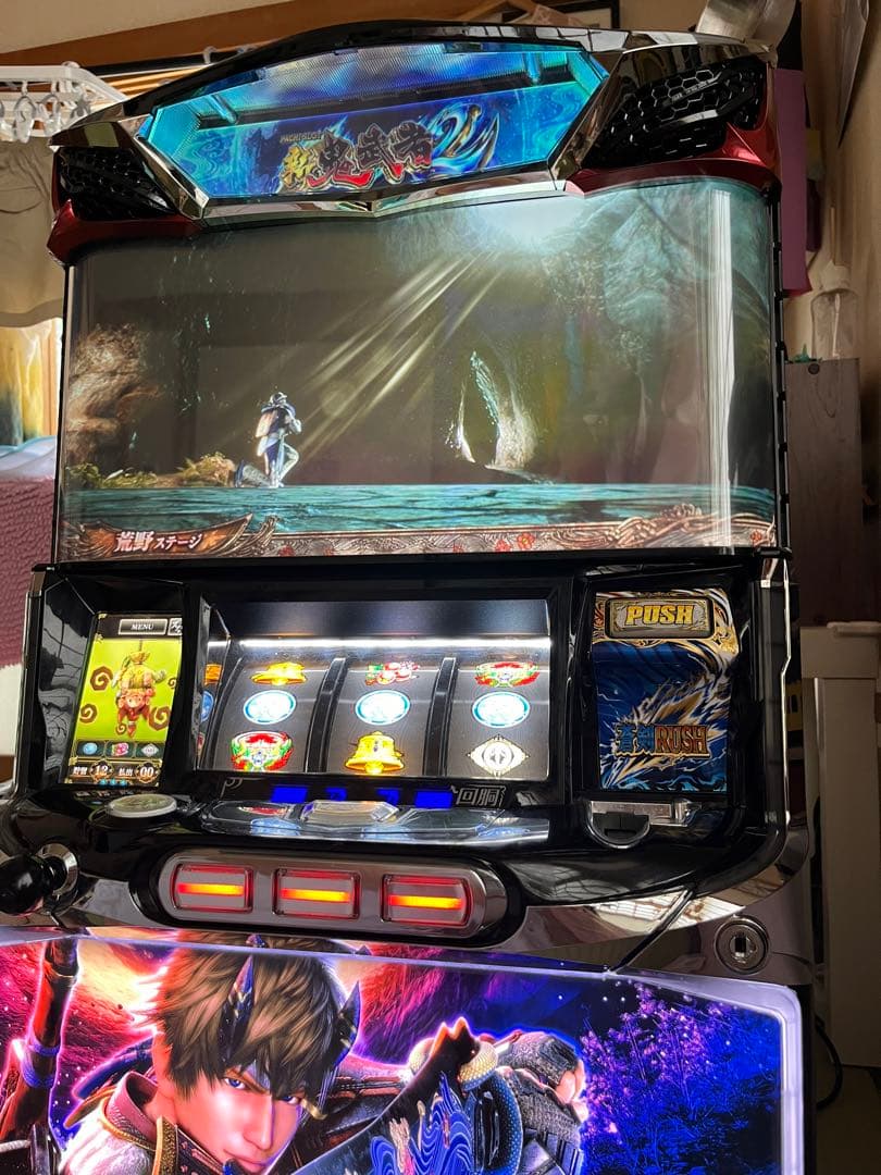 .*様 送料込 パチスロ実機 新鬼武者2 不要機付