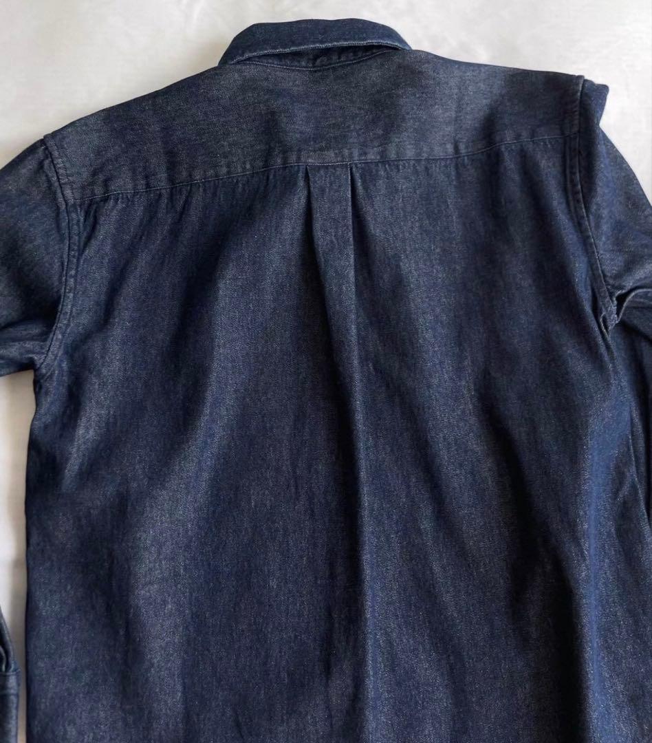 【新品未使用】DANTON/ダントン デニムダンガリー ボタンダウンシャツ 36
