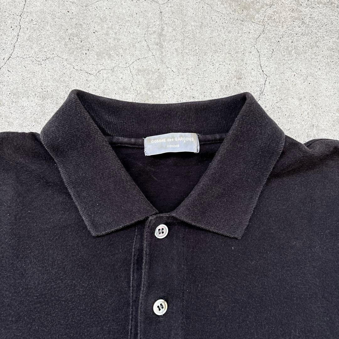 COMME des GARÇONS HOMME ポロシャツ ブラック 田中オム