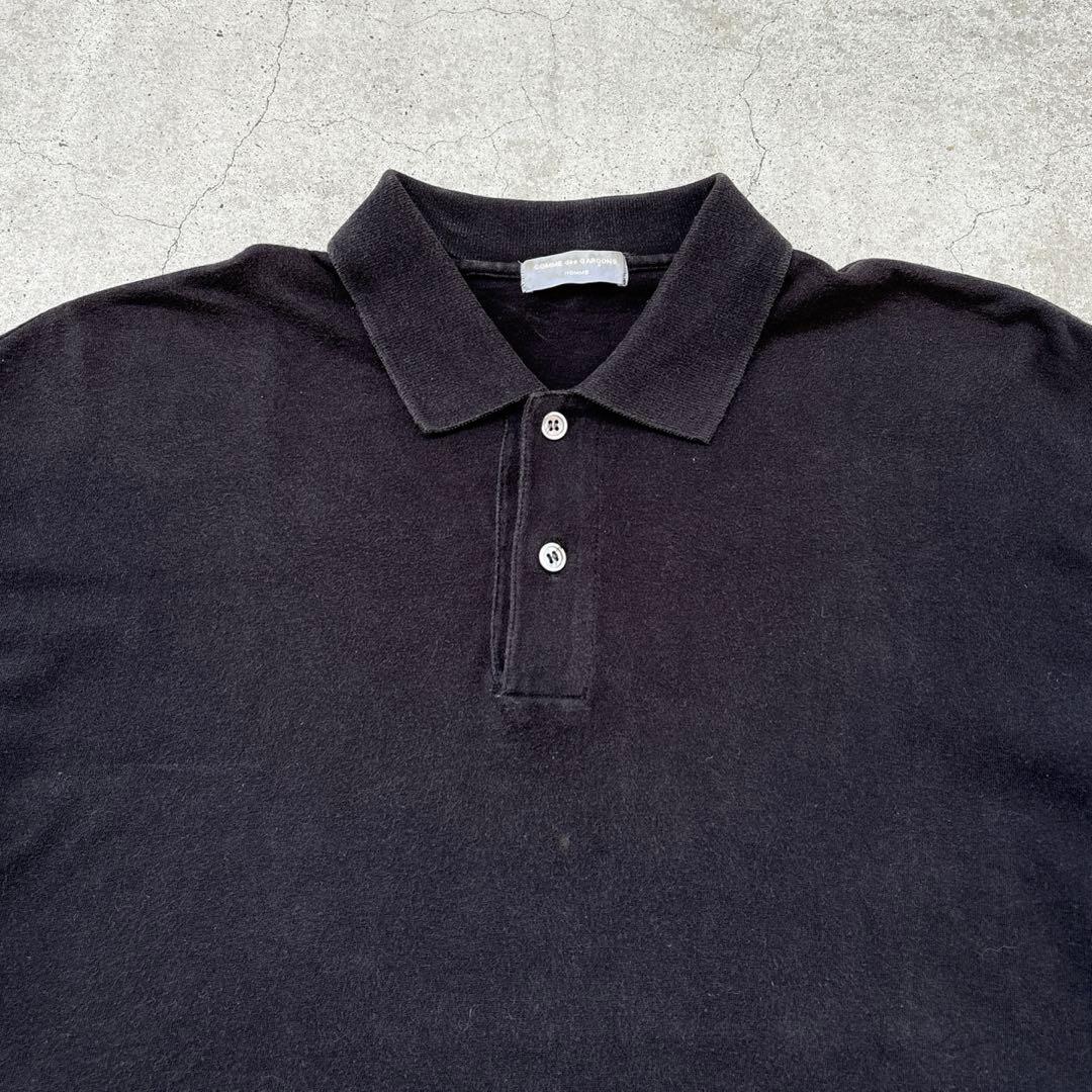 COMME des GARÇONS HOMME ポロシャツ ブラック 田中オム