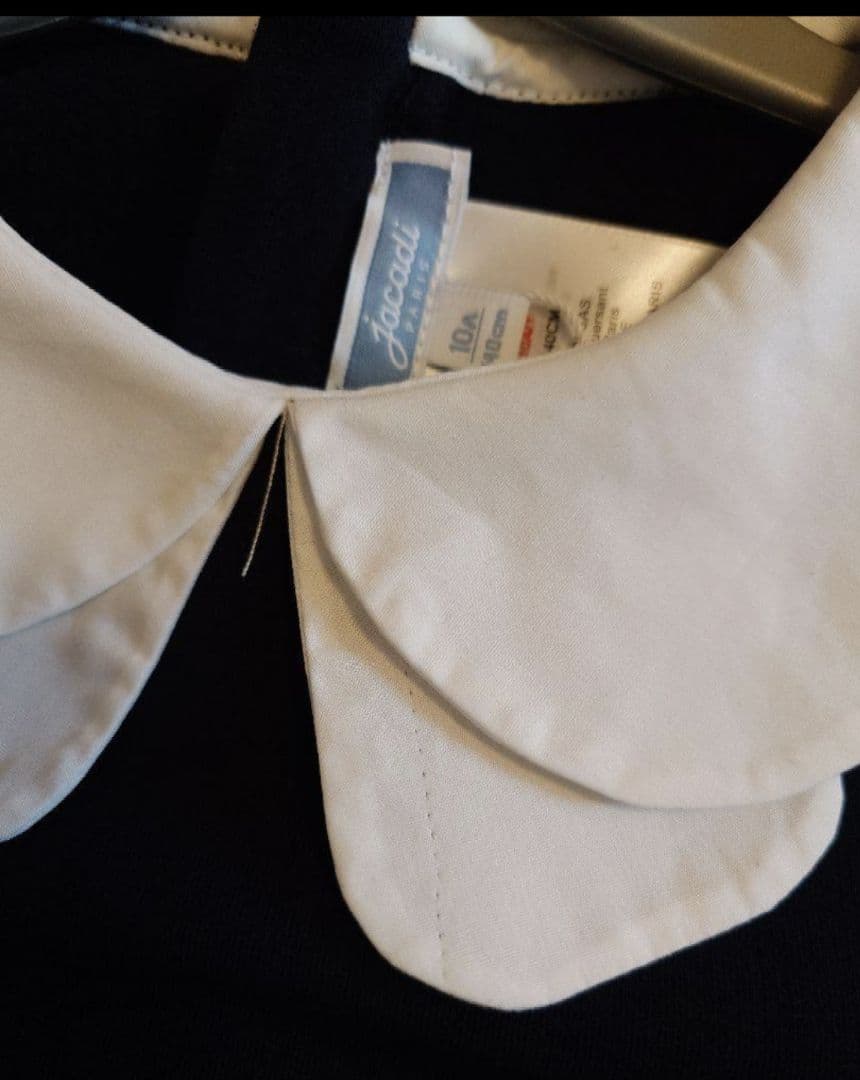 jacadi ジャカディ リボン襟ワンピース フォーマル