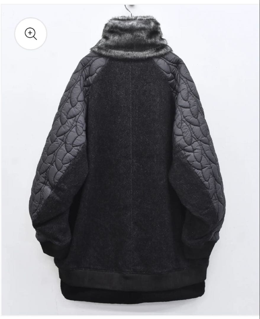 【新品未使用】bedsidedrama 今季ブルゾン 黒 サイズ2