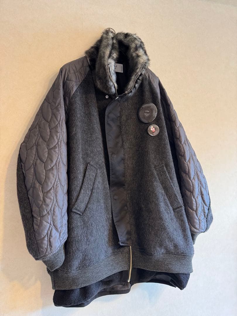 【新品未使用】bedsidedrama 今季ブルゾン 黒 サイズ2