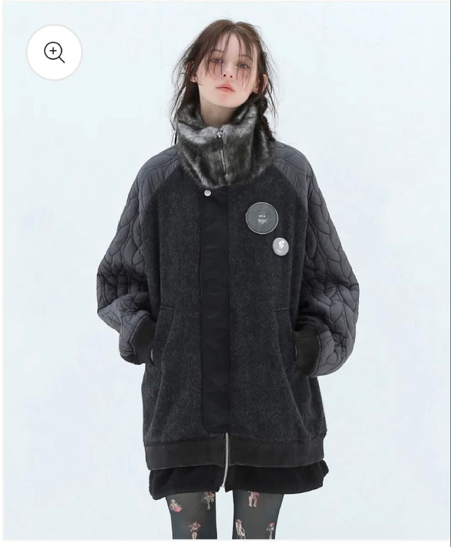 【新品未使用】bedsidedrama 今季ブルゾン 黒 サイズ2