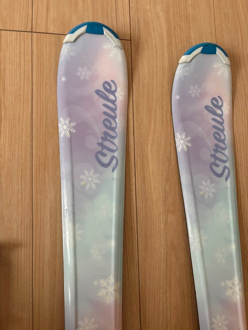 STREULE スノースポーツ用スキーとポールセット 130