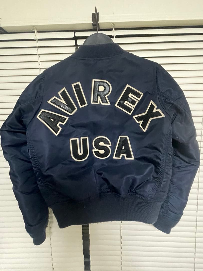 AVIREX アヴィレックス MA-1 フライトジャケット 黒 美品