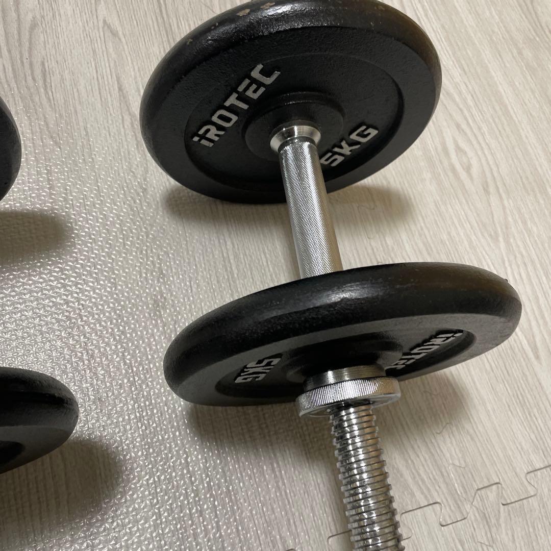 iROTEC 10kg ダンベル 2個セット