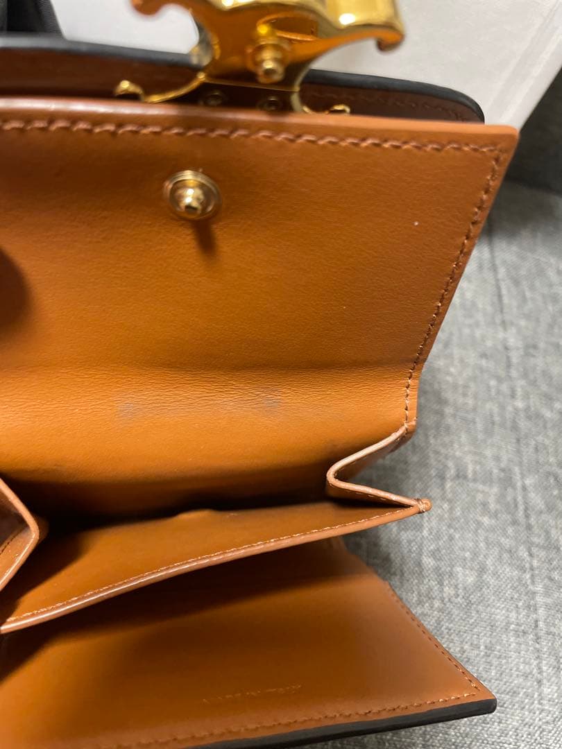 CELINE 財布 スモール フラップウォレット トリオンフキャンバス セリーヌ