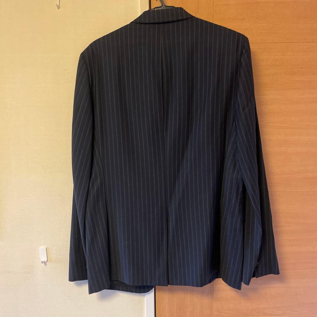 theory ネイビー ストライプ ビジネススーツ 40R