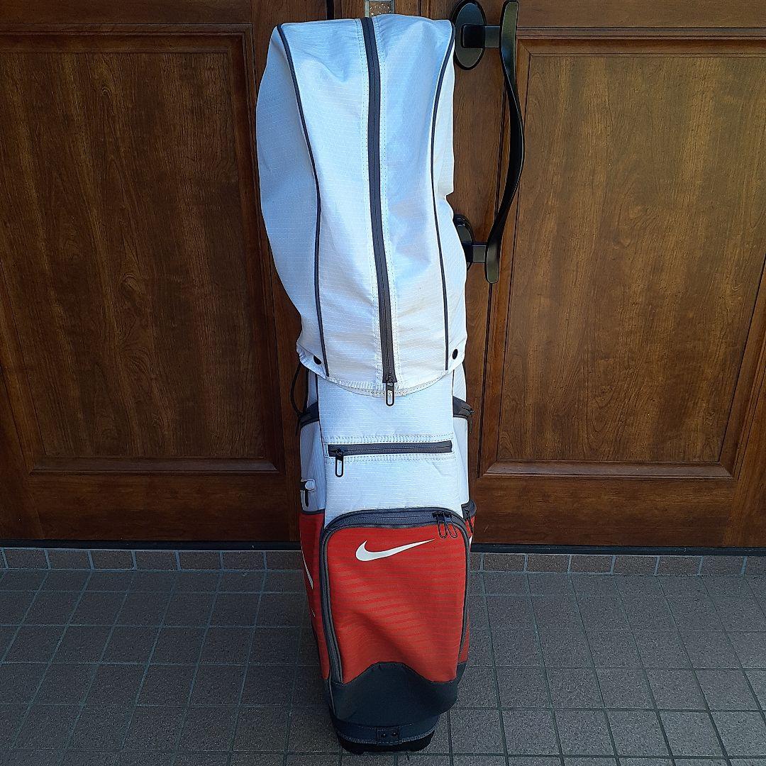 Nike キャディバッグ ホワイト/レッド