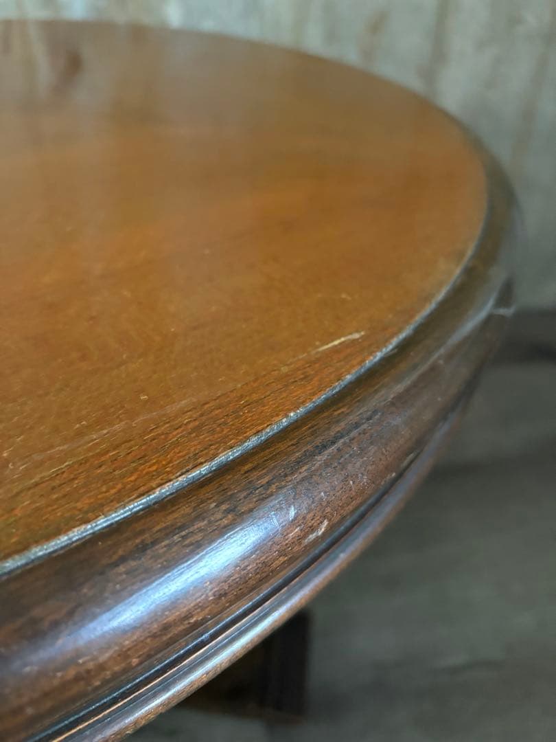 ヴィンテージ　ラウンドテーブル　コーヒーテーブル　クラシカル