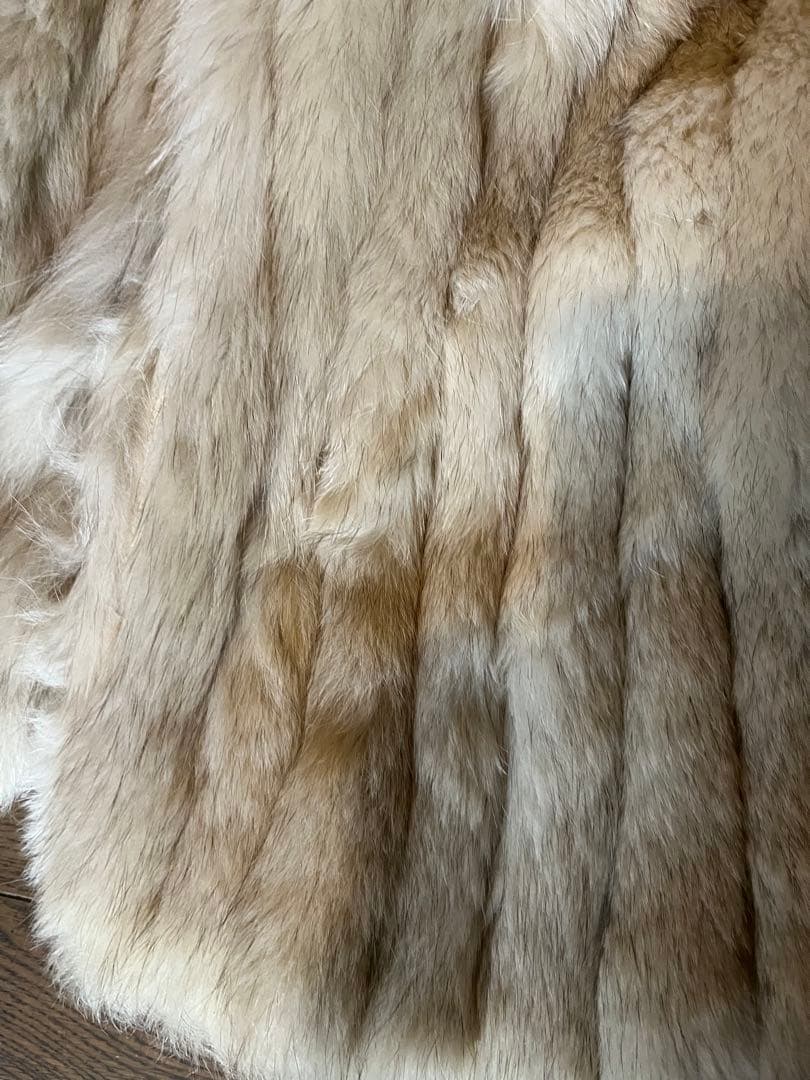 M’s ショップ専用 SAGA FOX ファーコート ライトグレージュ