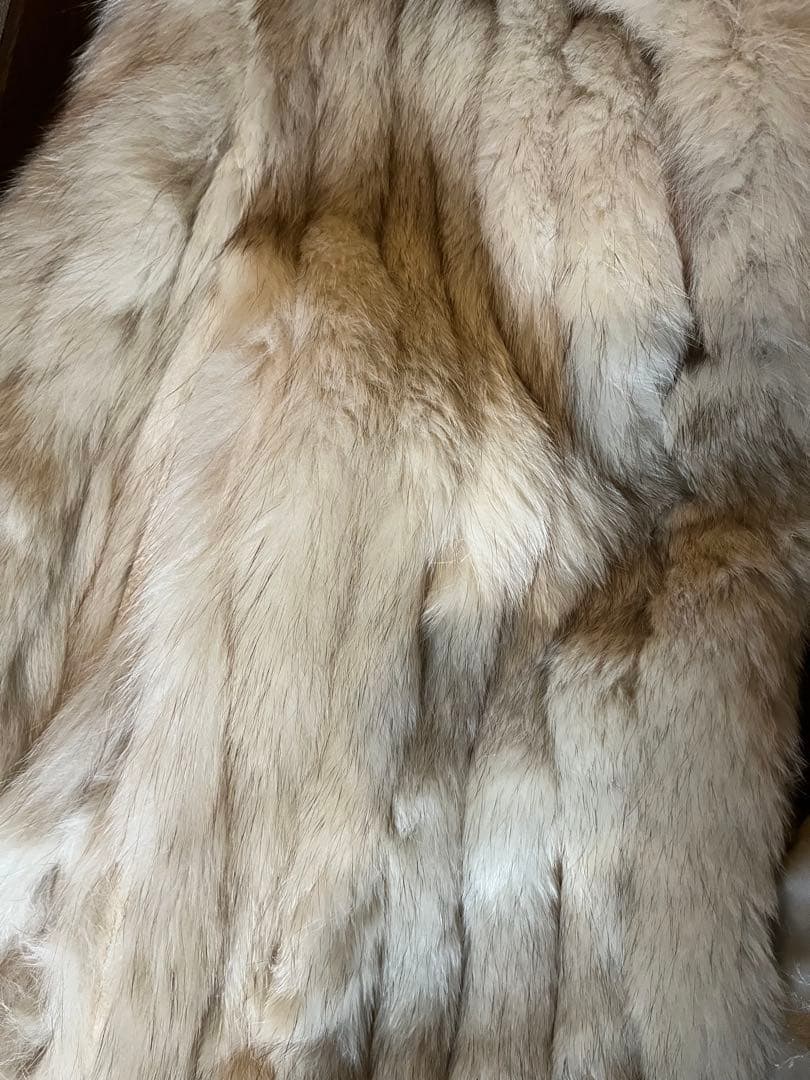 M’s ショップ専用 SAGA FOX ファーコート ライトグレージュ