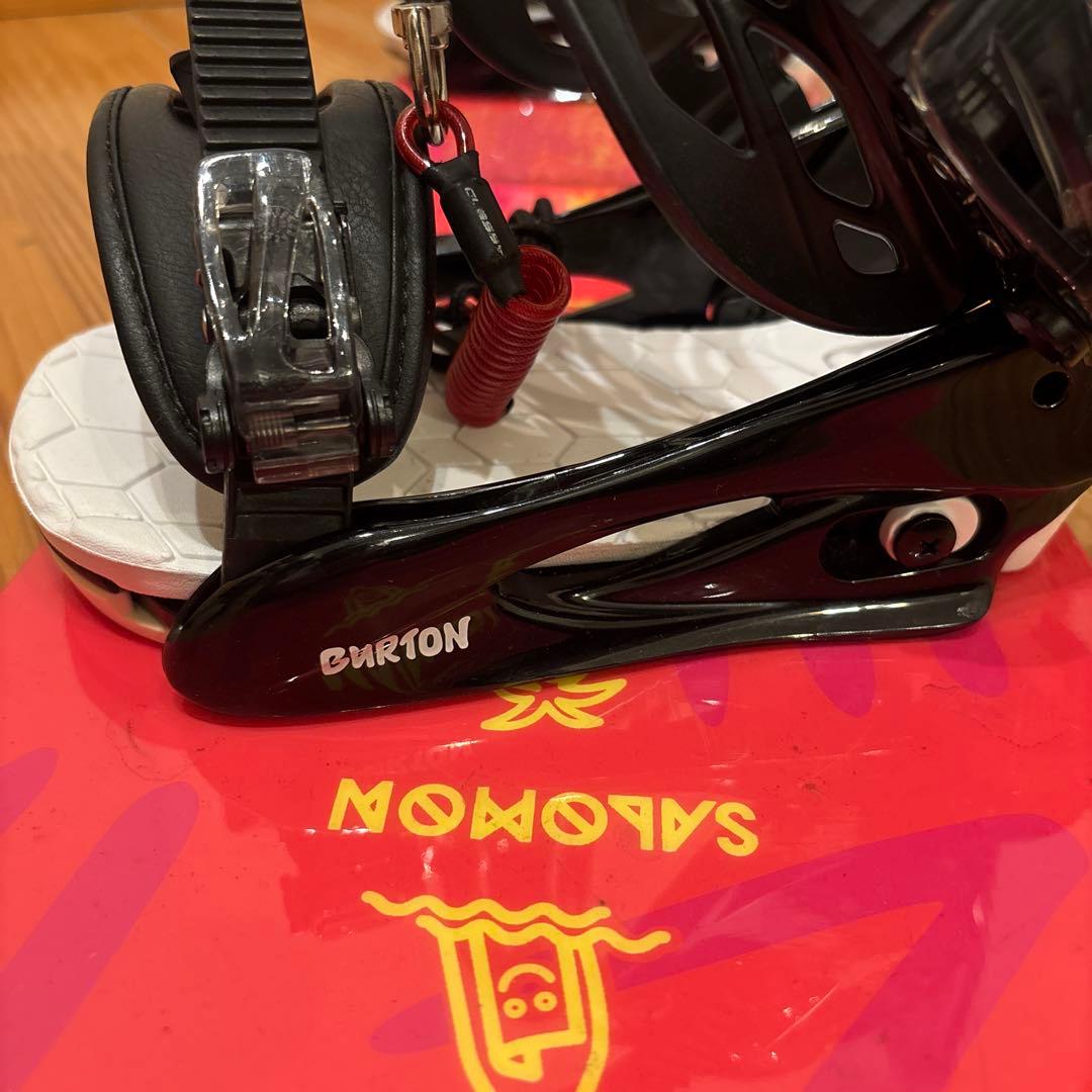 SALOMON 110 キッズスノーボード Burton バインディング