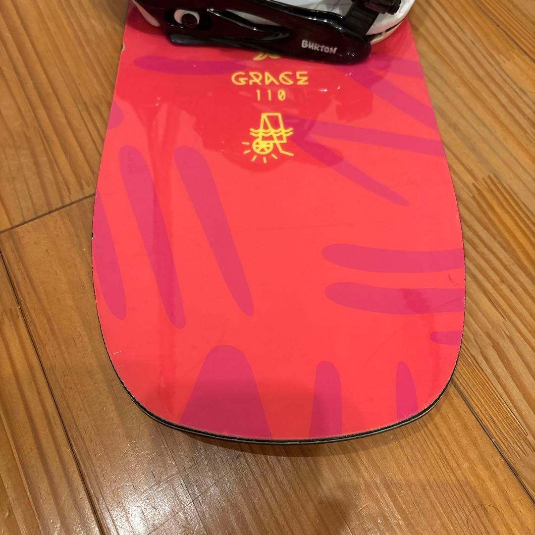 SALOMON 110 キッズスノーボード Burton バインディング