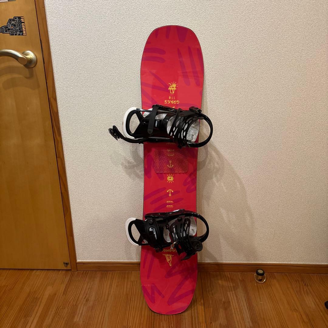 SALOMON 110 キッズスノーボード Burton バインディング