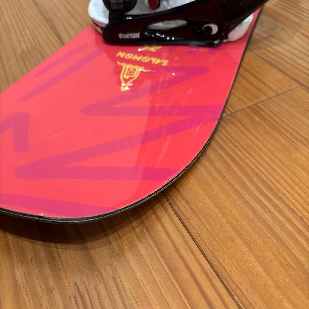 SALOMON 110 キッズスノーボード Burton バインディング