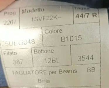 【値下げ依頼対応しました】タリアトーレ 44　ダークブルー シングルジャケット