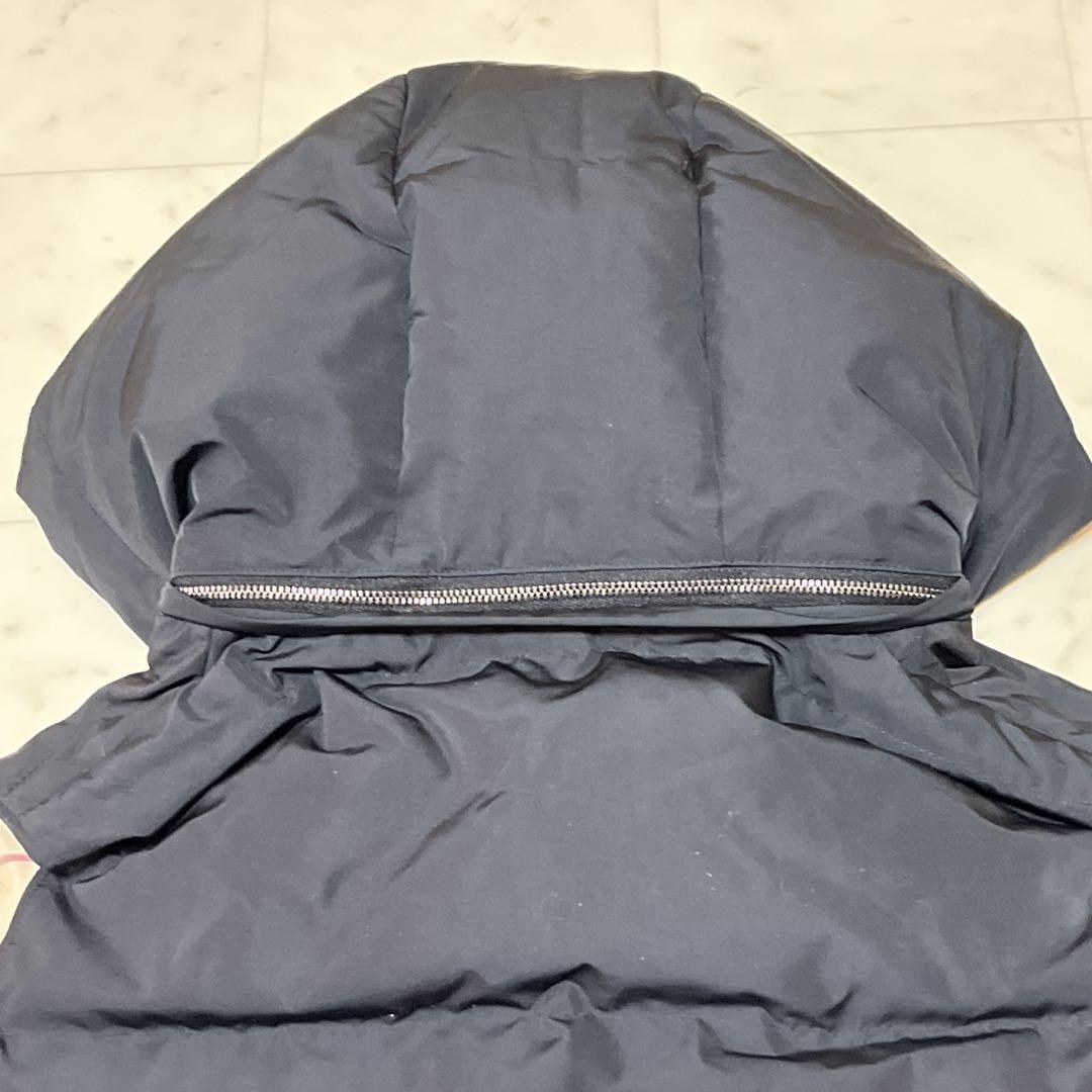 ⭐️BURBERRY LONDON⭐️フード付きダウンベスト ブラックノバチェック