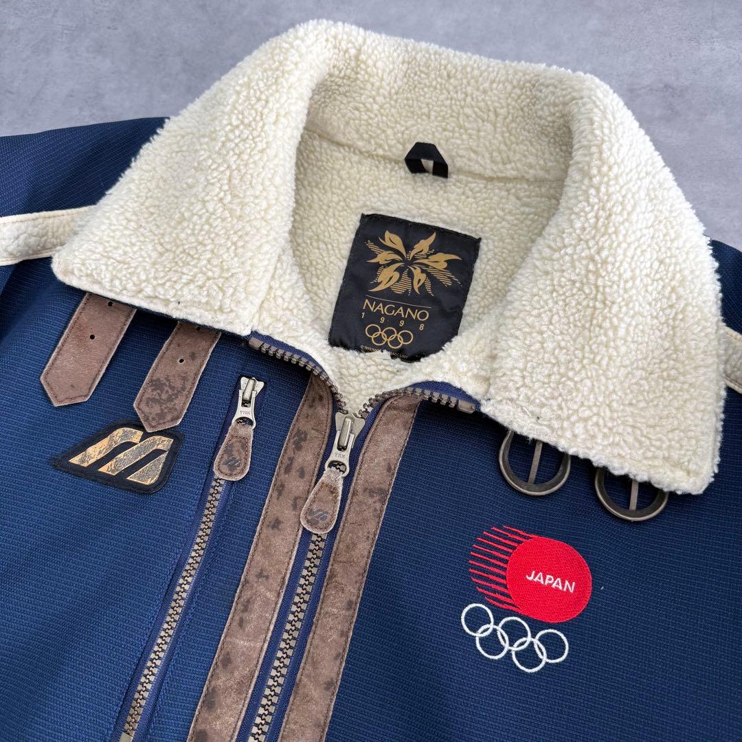 90s ヴィンテージ MIZUNO 長野オリンピック 日本代表ボアジャケット L