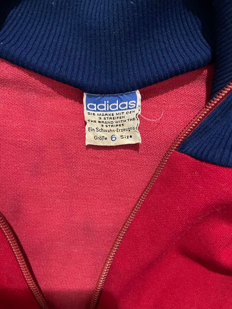 70s〜80s adidas 西ドイツ製 ジャージ トラックジャケット サイズ6