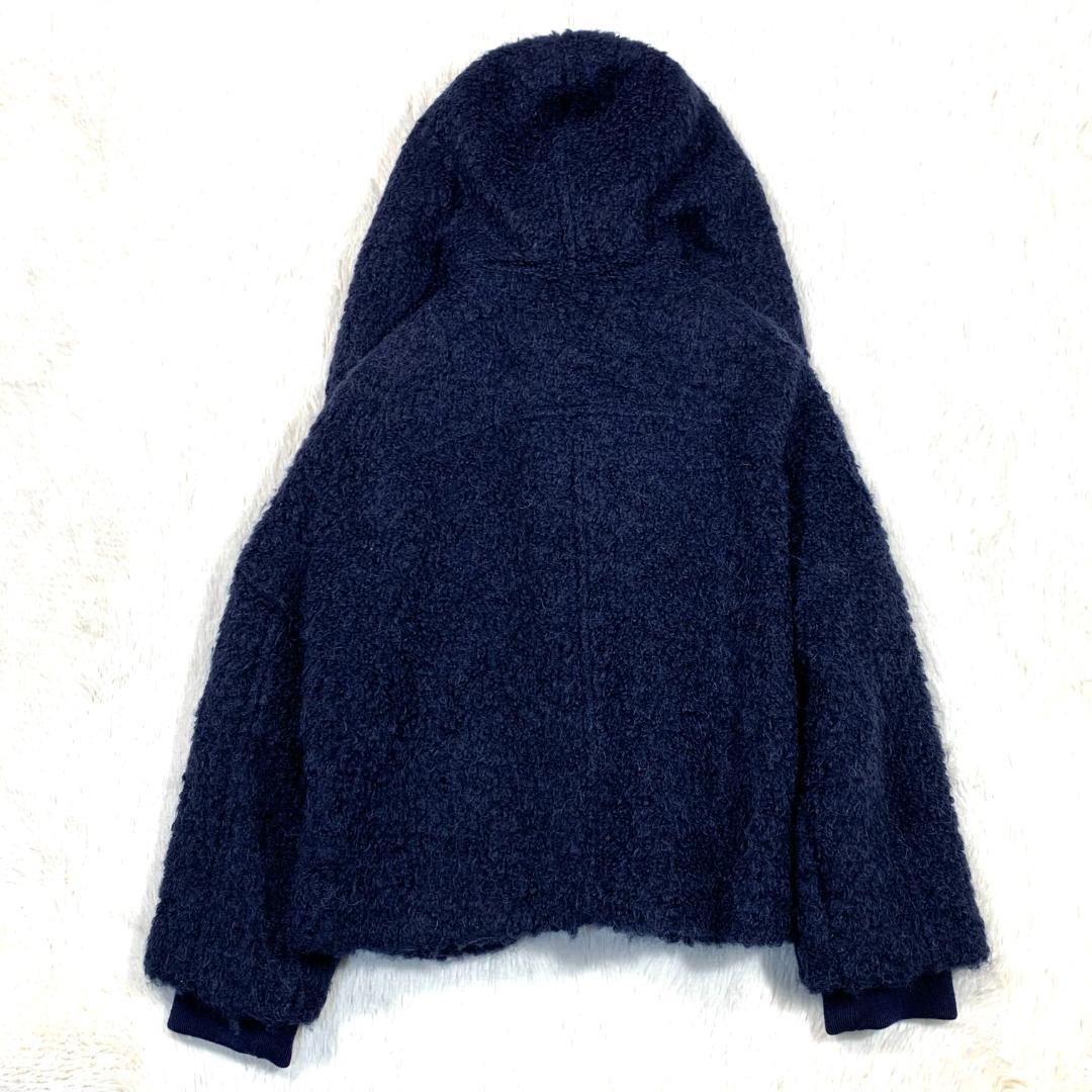 美品✨Marc Jacobs フードマフラーシャギージャケット　M/L(L相当)