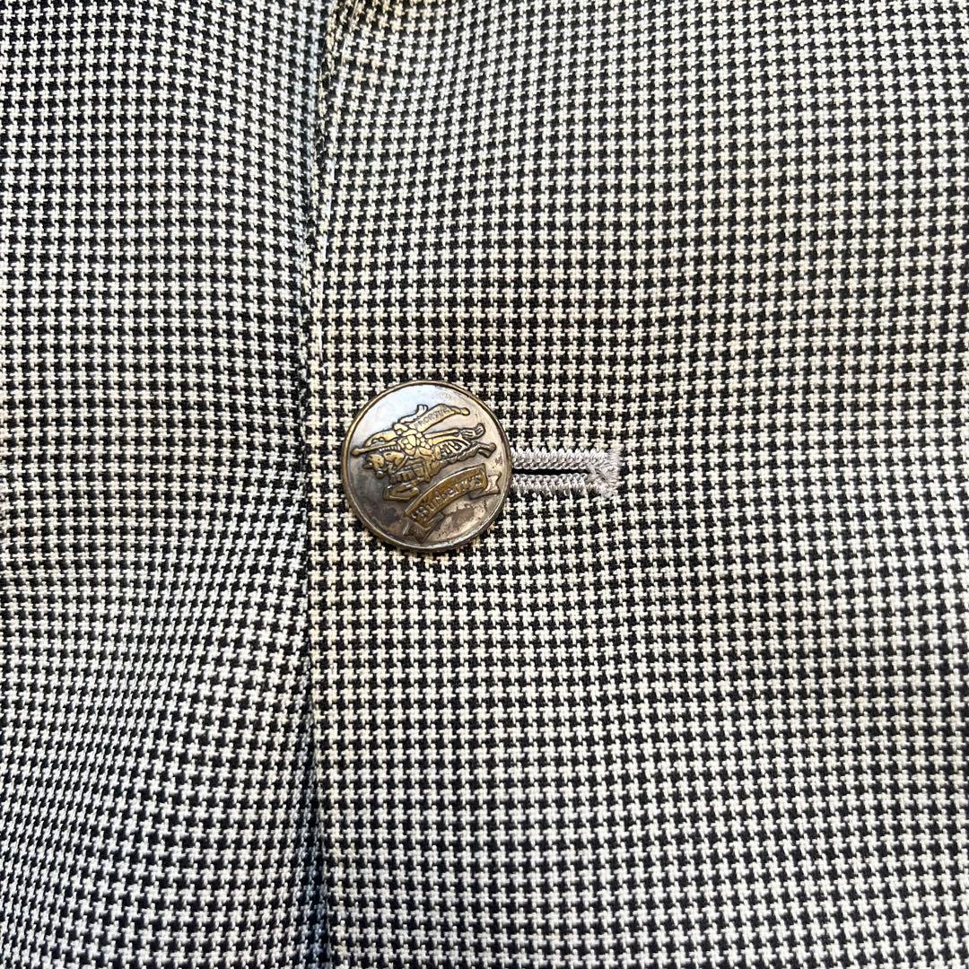 未使用級✨ BURBERRY ダブルセットアップ　銀ボタン　ヴィンテージ　スーツ