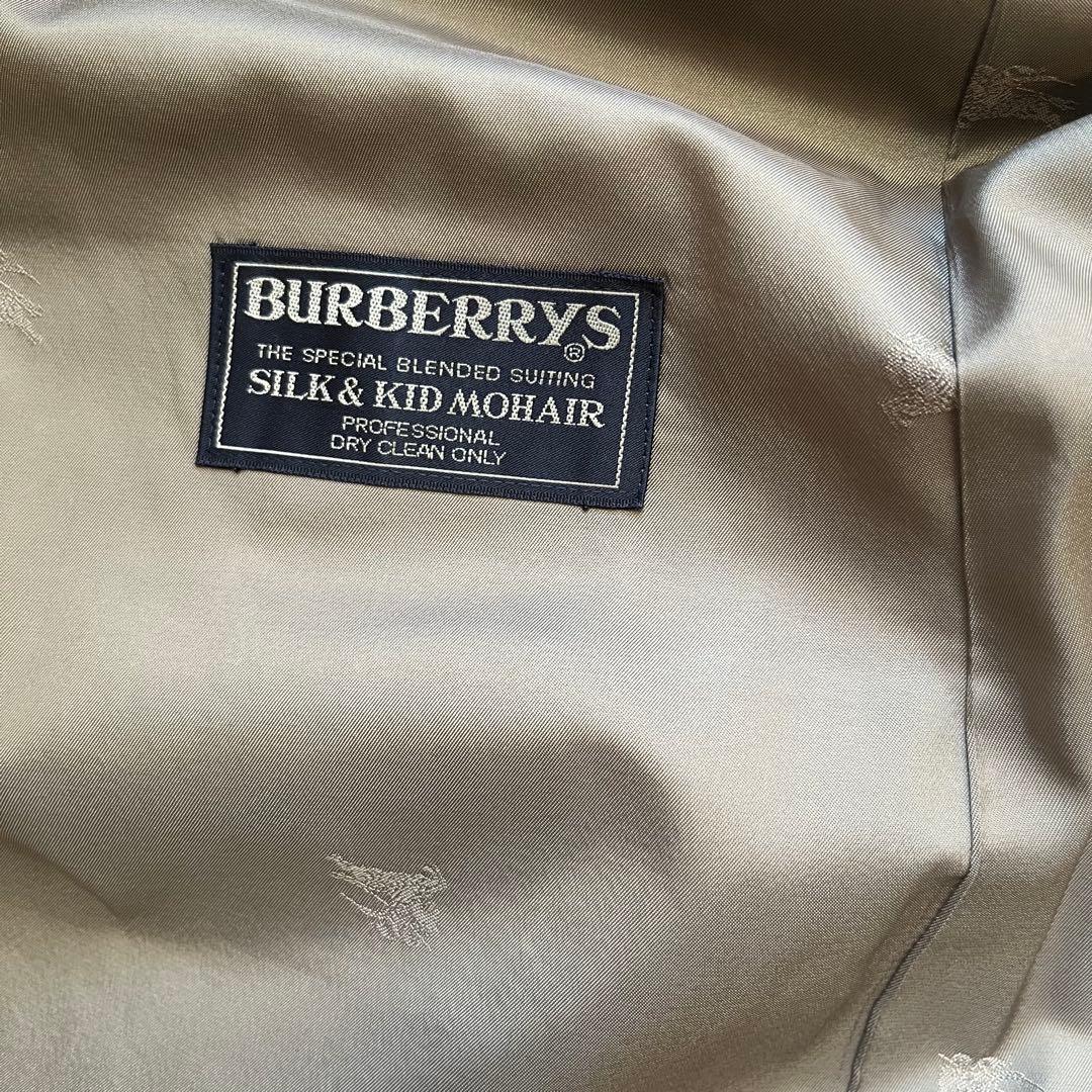 未使用級✨ BURBERRY ダブルセットアップ　銀ボタン　ヴィンテージ　スーツ