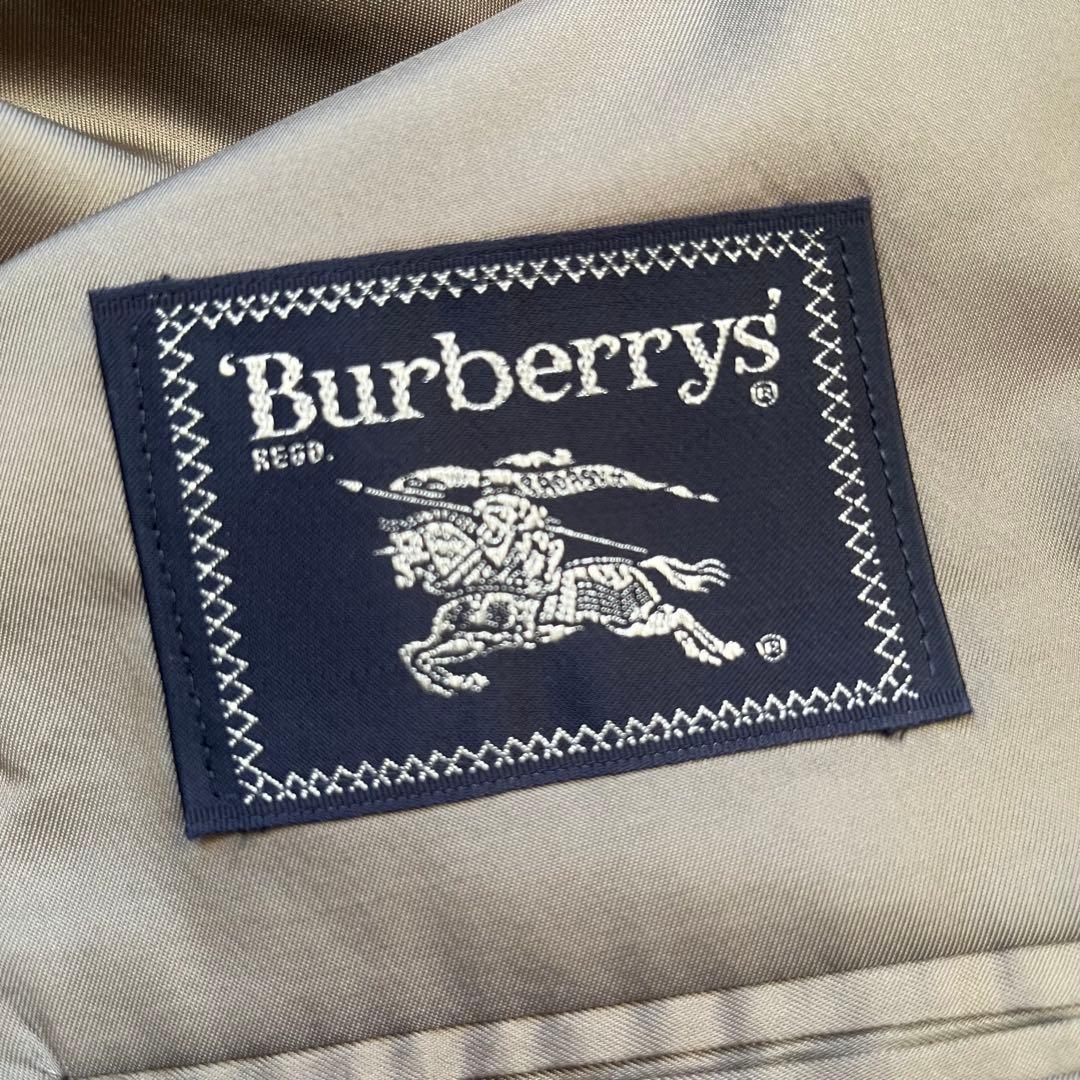 未使用級✨ BURBERRY ダブルセットアップ　銀ボタン　ヴィンテージ　スーツ
